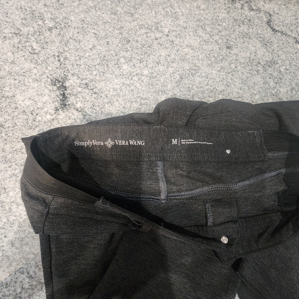 Simply Vera Vera Wang Charcoal Leggings
